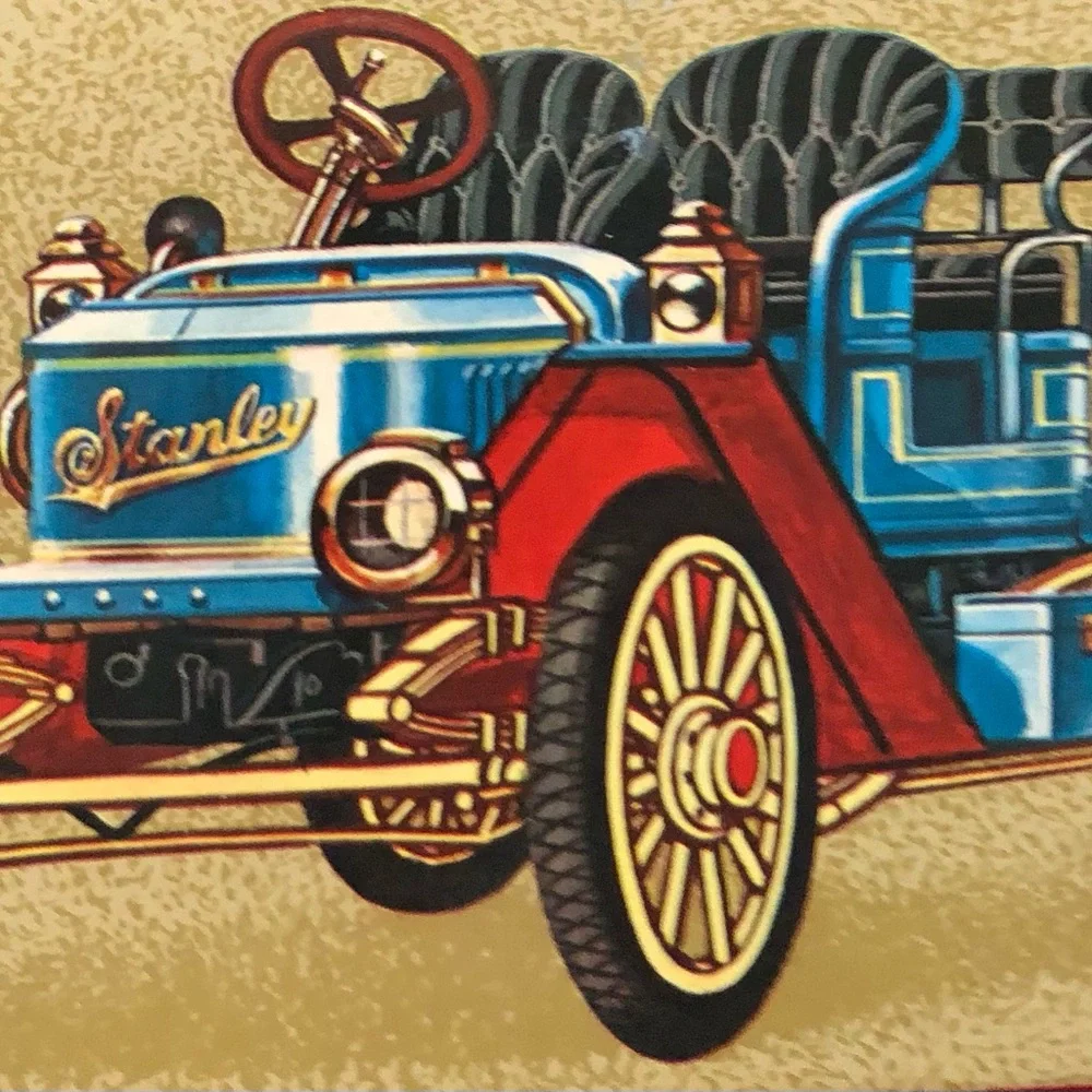 Vintage Avon Stanley Steamer Windjammer bottle and box. Bottle is empty - Picture 4 of 6